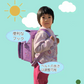ランドセル パープル 刺繍 女の子 可愛い 軽い 小学生 1年生から6年生 入学祝い 入学準備 リュック 撥水 通学バッグ ハート イラスト おしゃれ 色選べる 人気 流行り