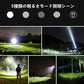 LEDライト 懐中電灯 LED懐中電灯 ハンディライト 充電式 超強力 ズーム 多モード 軍用 作業灯 充電池付き　乾電池使用可 停電 防水 防災対策 新仕様 ズーム機能
