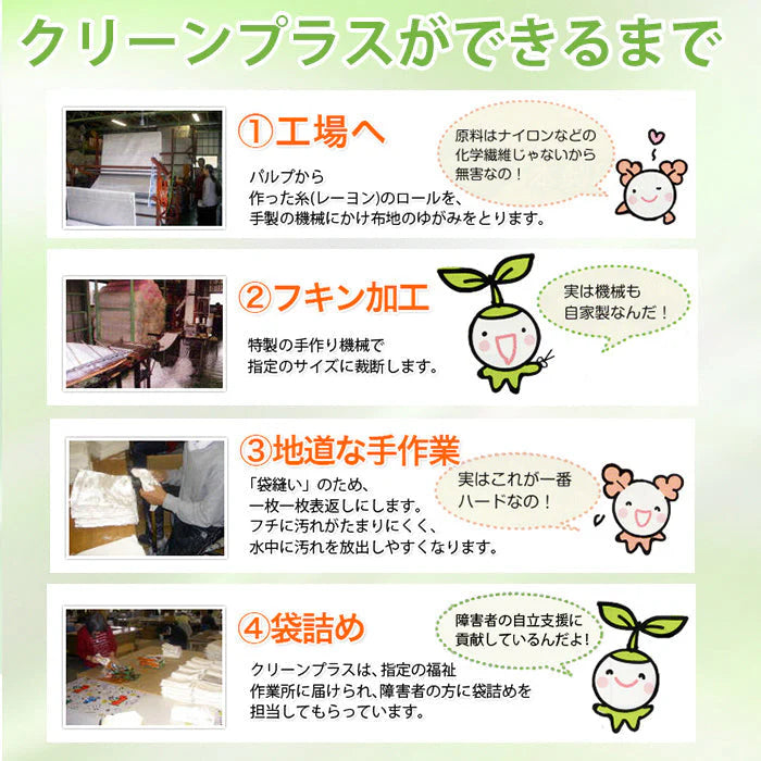 【洗剤不要！水だけで油汚れが落ちる魔法のふきん】クリーンプラス 【ピンク】 油汚れ クロス 台ふきん ふきん ダスター 油汚れ キッチン