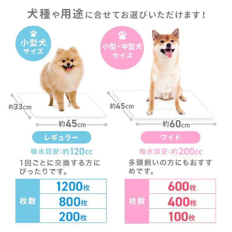 【レギュラーサイズ/800枚入り】超薄型 ペットシーツ ペットシーツ 多頭飼い 大容量 まとめ買い 業務用 ペット用 ペットシート トイレシート 犬 猫 トイレシーツ ペット用シーツ ペットシート おしっこシート おむつ替えシート 送料無料