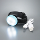 LEDライト 防犯 防災 ヘッドライト 充電式 防水 IPX4 釣り 登山 自転車 バイク ジョギング 犬の散歩 / マルチ丸型LED まるまるライト君