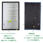 【全て日本国内発送】 F-ZXJP50 F-ZXFD45 パナソニック空気清浄機 集じんフィルター f-zxjp50 脱臭フィルター f-zxfd45 交換用集塵・脱臭フィルターセット (互換品/1枚セット)