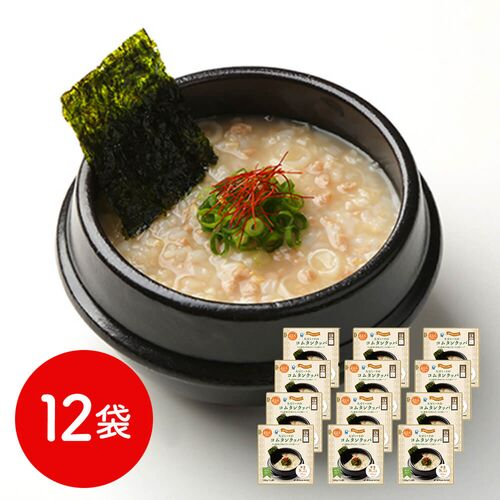 【終売】糖質0ｇぷるんちゃん 大豆ミートのコムタンクッパ 12袋入