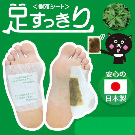 ７２枚入り（両足３６回分）　足すっきり樹液シート（よもぎ）　足裏　樹液シート　デトックス　リラクゼーション　むくみケア