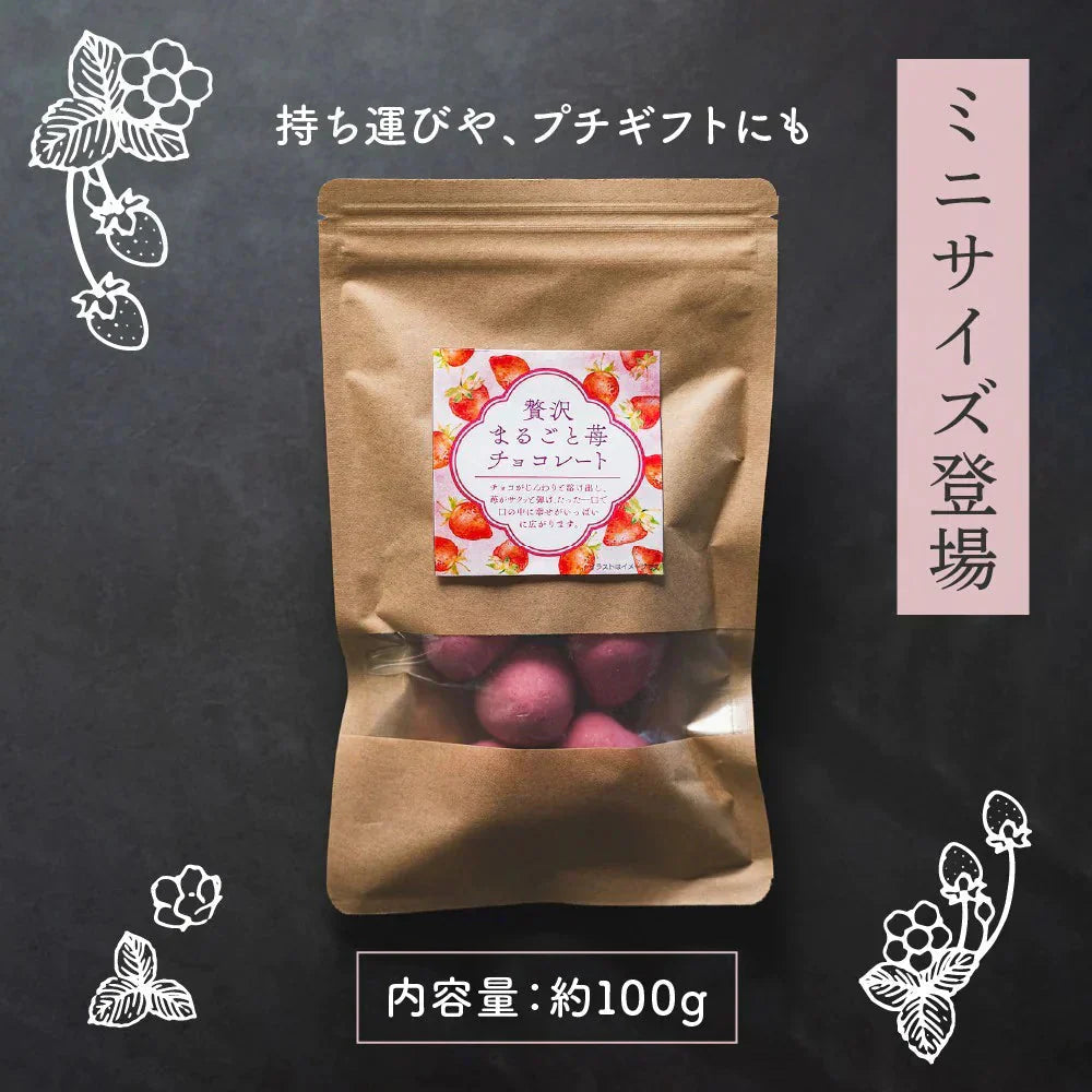 まるごと苺チョコレート 100g チョコレート スイーツ いちごまるごと ホワイトチョコ イチゴ いちご ストロベリーチョコ いちごトリュフ フリーズドライ チョコ 友チョコ 自分チョコ