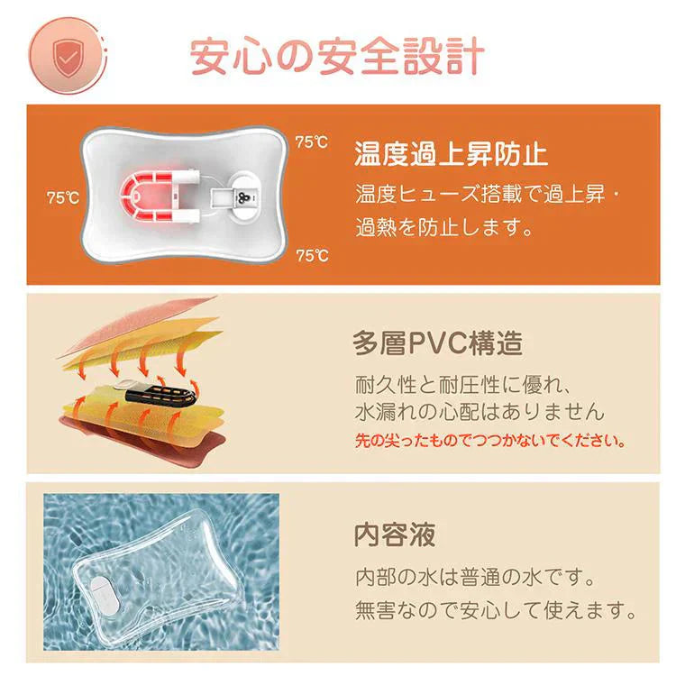 ◎12月上旬発送予定◎【グリーン】湯たんぽ 充電式 電熱 電気カイロ ゆたんぽ お湯交換不要 蓄熱式 PSE認証済 コードレス 防寒 カバー ふわふわ もこもこ 寒さ対策 保温 長時間 繰り返し 省エネ 安全 節電 過熱防止 急速充電 過熱自動オフ エコ 無害 あったか