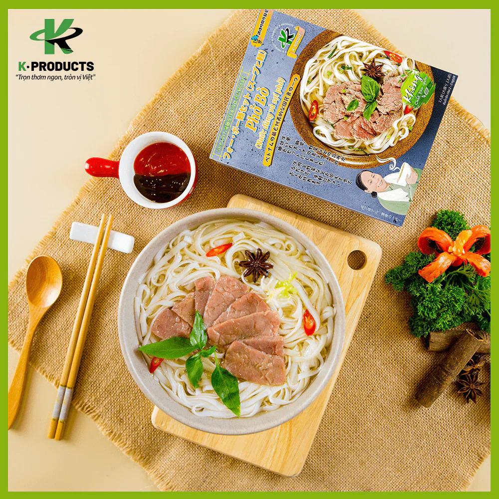 フォー・ボー麺セット牛だし　2人前 [ SET NUOC DUNG PHO BO ]