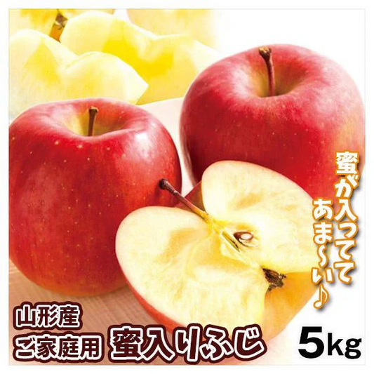 りんご 蜜入りサンふじ 山形産 5kg （発送予定：12月上旬より）