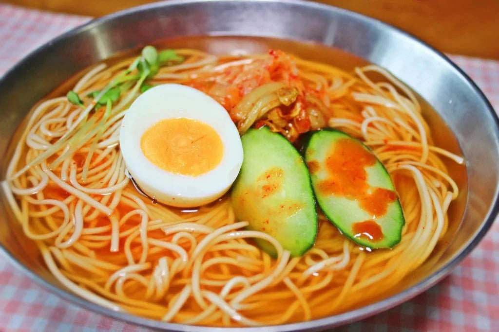 冷やし中華 冷し中華韓国冷味　2人前 ピリ辛コチュジャンダレ付き 冷麺 冷し中華 本場九州 お試しセット ご当地 メール便 保存食 非常食 まとめ買い お取り寄せ