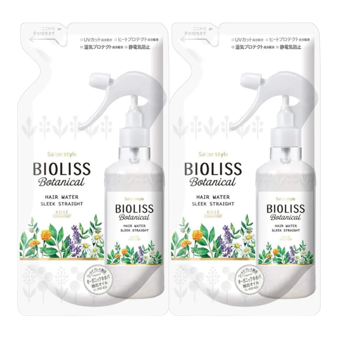 【2個セット！】サロンスタイル ビオリス ボタニカル ヘアウォーター スリークストレート つめかえ 230mL