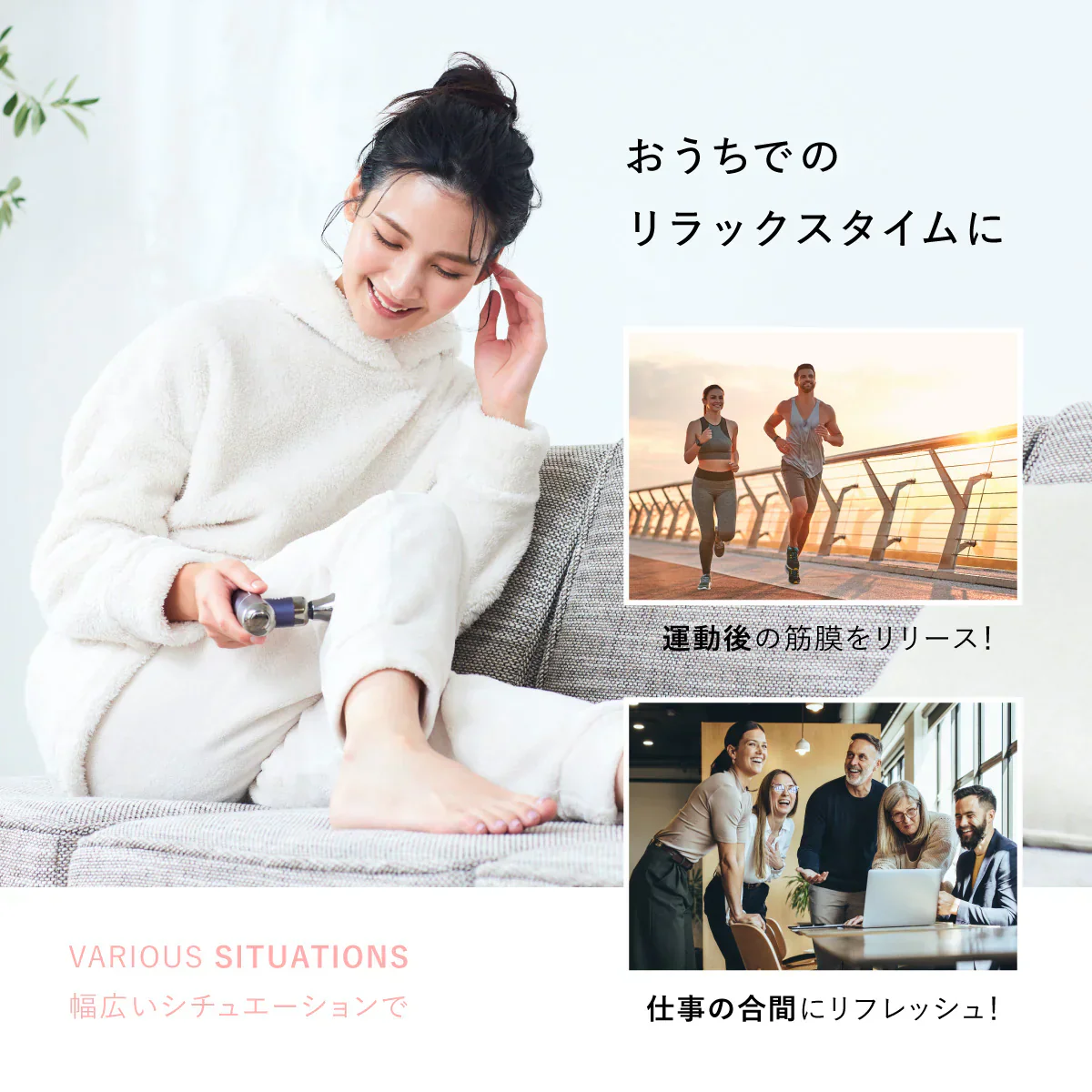 【WAVEWAVE FascialReleaseGun-Little・ブラック】小さいけれどハイパワー！5段階の振動レベルで全身にアプローチ 重さ約230g リリースガン リトル 筋膜リリース ハンディガン リラックス マッサージ用品 ハンディマッサージ 簡易マッサージグッズ コンパクトサイズ ピンポイント