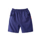 ハーフパンツ ブラック 120cm 半ズボン 1枚 100％綿 キッズ 子供 100 110 120 130 140 150 160 体操服 スポーツ 運動会 男子 女子 幼稚園 小学生 ポケット有 コットン 吸汗速乾