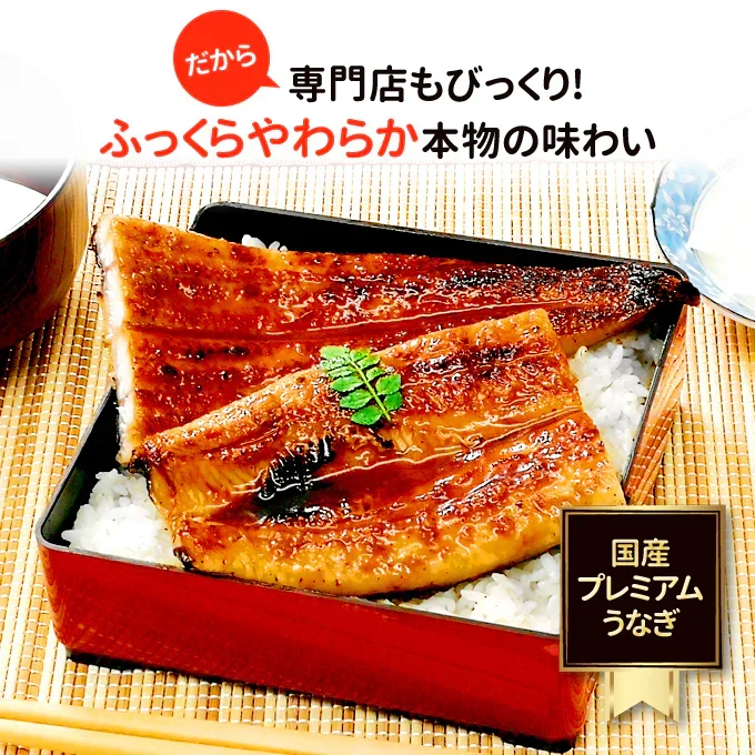 国産 うなぎ蒲焼き 約170g×3尾 送料無料 九州産 今だけ200gにグレードアップ