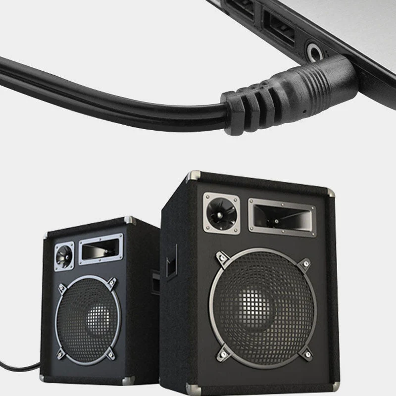 3.5mmオス RCAオス 3メートル 変換ケーブル RCA赤/白端子⇔3.5mm AUX 端子 変換アダプタ 3m AV 2Pin スマホ スピーカー アンプ オーディオ設備の接続