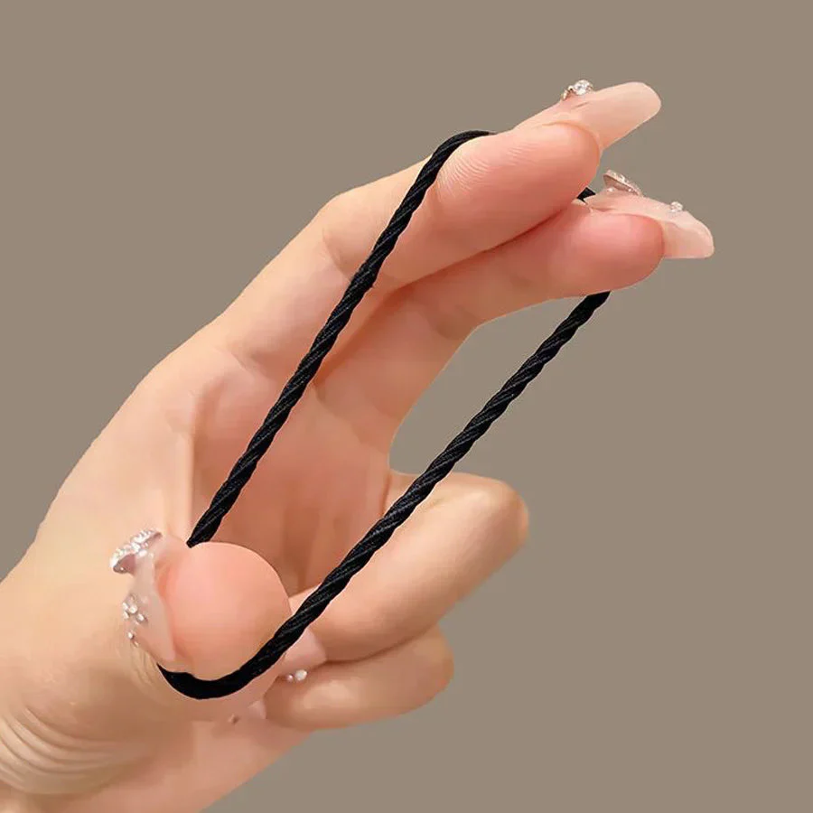 (A05)ヘアゴム キッズ シンプル 上品 ヘアアクセサリー 細いリングゴム 子供用50個入りセット 髪留め 髪ゴム 赤ちゃん 子供 こども リング 髪止め