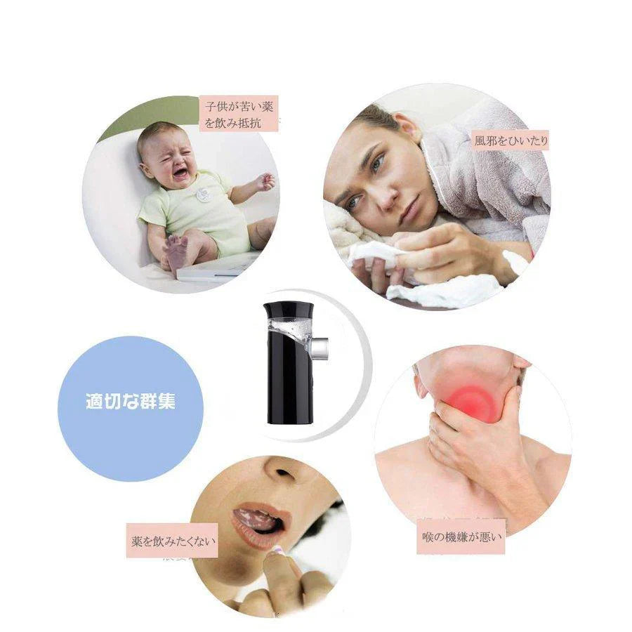 即納 抗乾燥空気デスクトップ加湿器 霧化器 美容スキンケア スチーム吸入器 乳児 小児用 携帯 旅行用 女性の友人への最高の贈り物 プレゼント 小型