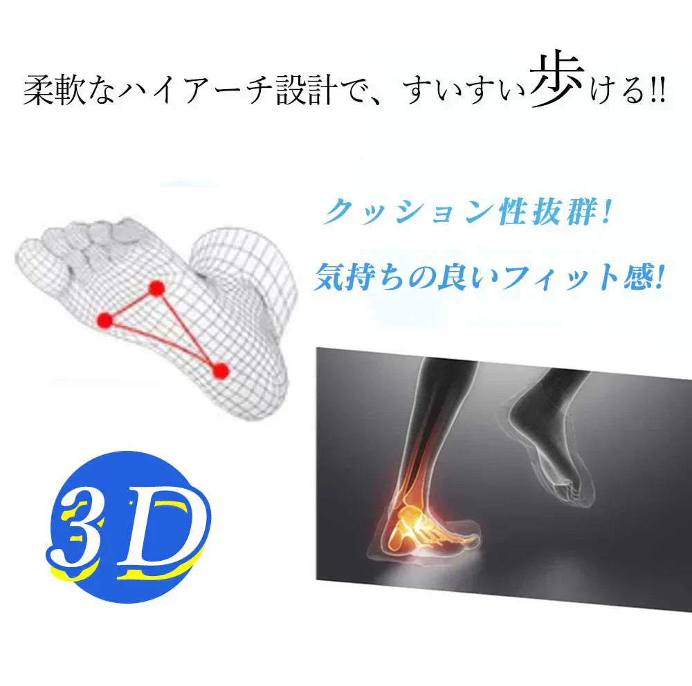 【長時間でも疲れにくい！】＼ XSサイズ ／インソール 衝撃吸収 衝撃 高品質 インソール 通気性 抗菌 防臭 負担対策 特化素材 疲労対策 サポート機能 扁平足 外反母趾 足底筋膜炎 重さ スポーツ 中敷き 疲れない 軽量 履き心地 立ち仕事 日常生活 消臭 人気 最強 疲労軽減 女性用 男性用 疲労回復