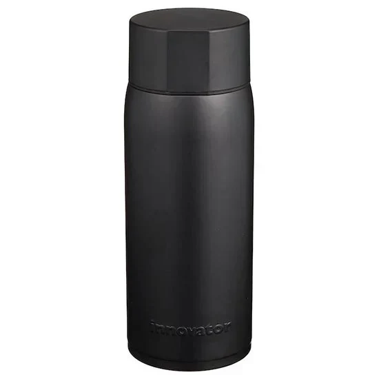水筒 保温 保冷 ステンレス ボトル イノベーター 370ml (ブラック) お弁当 熱中症対策 水分補給 Innovator 東亜金属