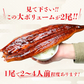 巨大うなぎ蒲焼 2尾 400g前後×2本 かばやき ウナギ うなぎ 土用丑の日 鰻蒲焼 送料無料 冷凍便 お取り寄せグルメ 食品 ギフト