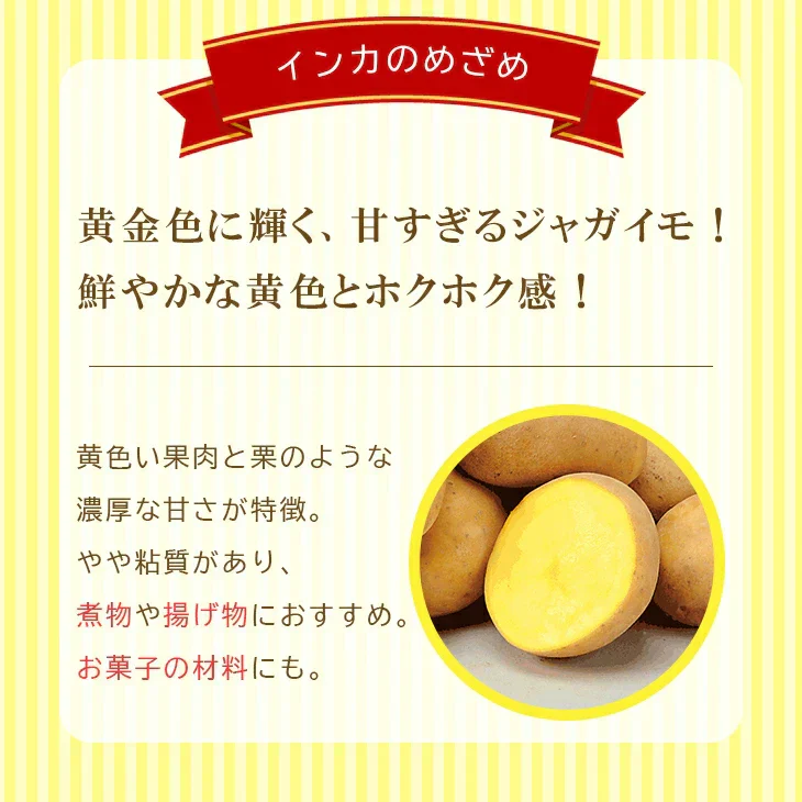 【終了】【10月中旬より順次出荷予定】北海道産 じゃがいも3種セット 9kg　男爵・キタアカリ(2Ｌ～Ｍ混)/各3kg、インカのめざめ(Ｌ～2Ｓ混)/3kg
