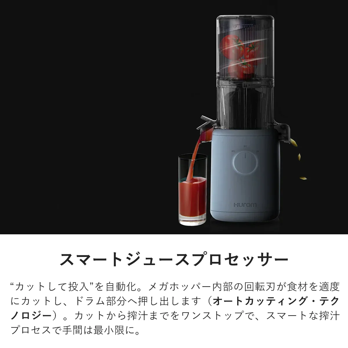 ヒューロム スロージューサー H310A（ラベンダー）