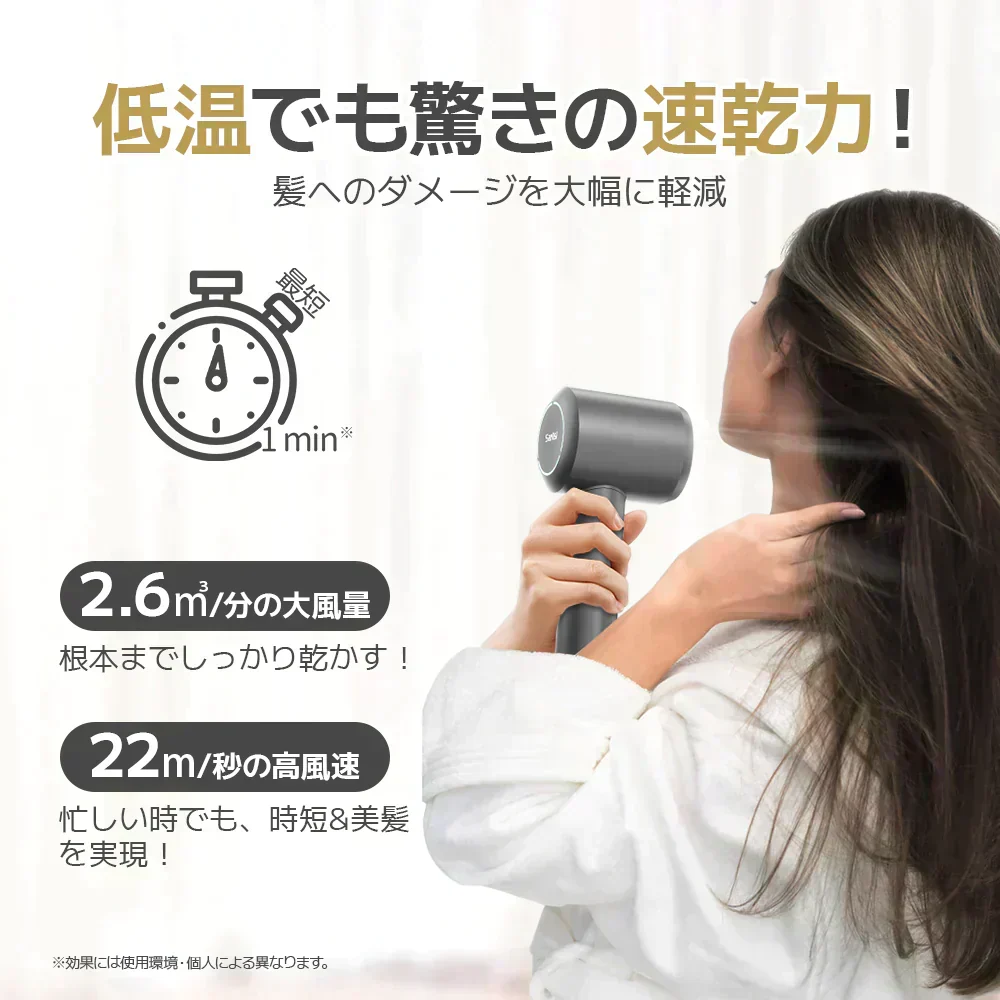 【在庫処分特価】ヘアドライヤー 大風量 ドライヤー 小型 速乾 イオンドライヤー 高機能 マイナスイオン 軽量 軽い マイナスイオンドライヤー ヘアケア おすすめ 人気 業務用 短時間 冷風 温風 大風速 静電気除去 低騒音 コンパクト プレゼント SAHK06
