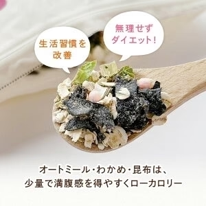 お試しサイズ とろりんスープ昆布と海藻 オートミールプラス［約20杯分］120g×1袋 プレーン