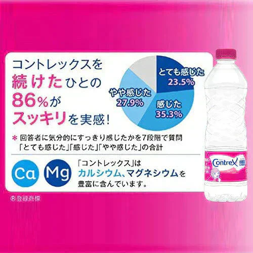 【1ケース】 コントレックス　500ml 24本 硬水 海外産 水 ミネラルウォーター ペットボトル contrex フランス
