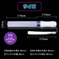 ペンライト 2本セット 15色 LED 電池式 軽量 ストラップ付き 明るい 高輝度 発光 ペンラ ケミカルライト コンサート ライブ フェス パーティー ファンミ 推し活