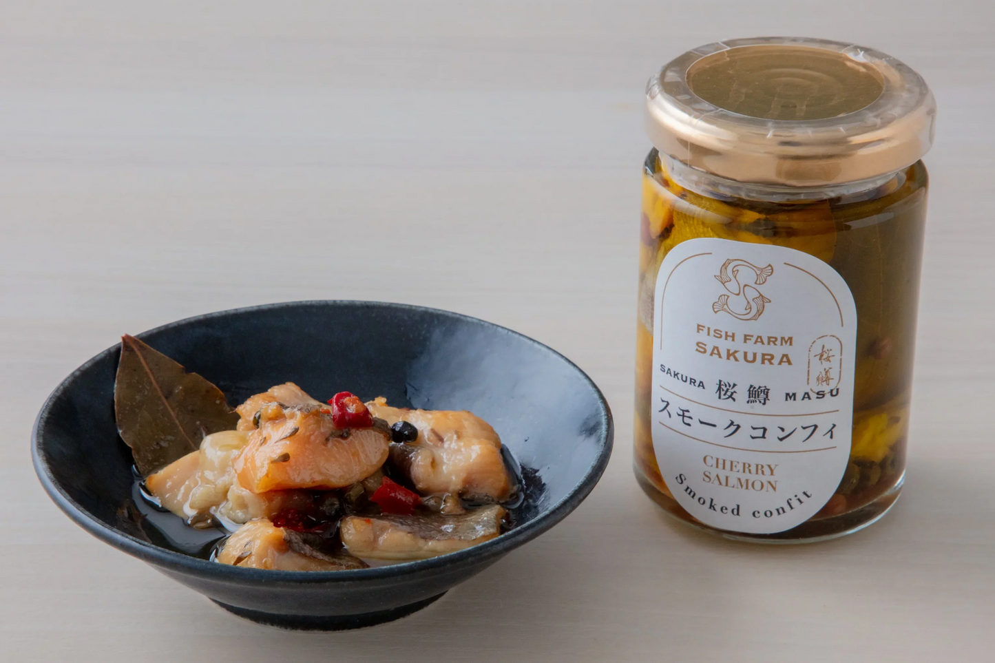 桜鱒のスモークコンフィ3個セット