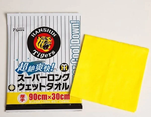 阪神タイガース スーパーロングサイズ ウエットタオル4枚セット
