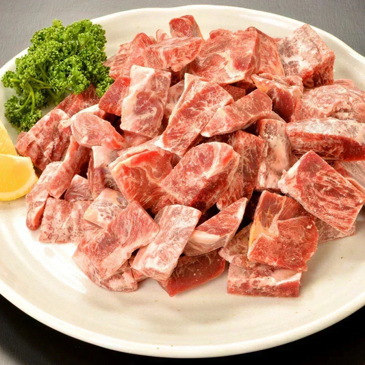 [訳あり] サーロインサイコロステーキ 1kg（大きさ不揃い）(加工牛肉)
