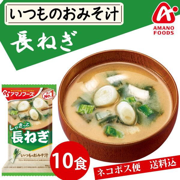 アマノフーズ いつものおみそ汁 長ねぎ 10食