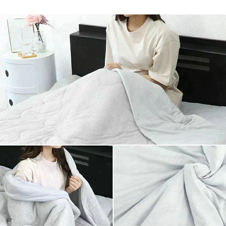【シングル】掛け布団 ひんやり 140×190 洗える 夏用 抗菌 防臭 リバーシブル タオルケット 冷感肌ふとん 接触冷感 冷感 布団 冷肌掛け布団 夏用 夏 夏用ふとん かけ布団 掛け布団 ダウンケット 夏布団 ウォッシャブル ひざ掛け 洗濯 丸洗い 吸水速乾