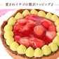 【Xmasケーキ】 苺チーズタルト【おいもや】 4号・2～3人用 クリスマスケーキ XM