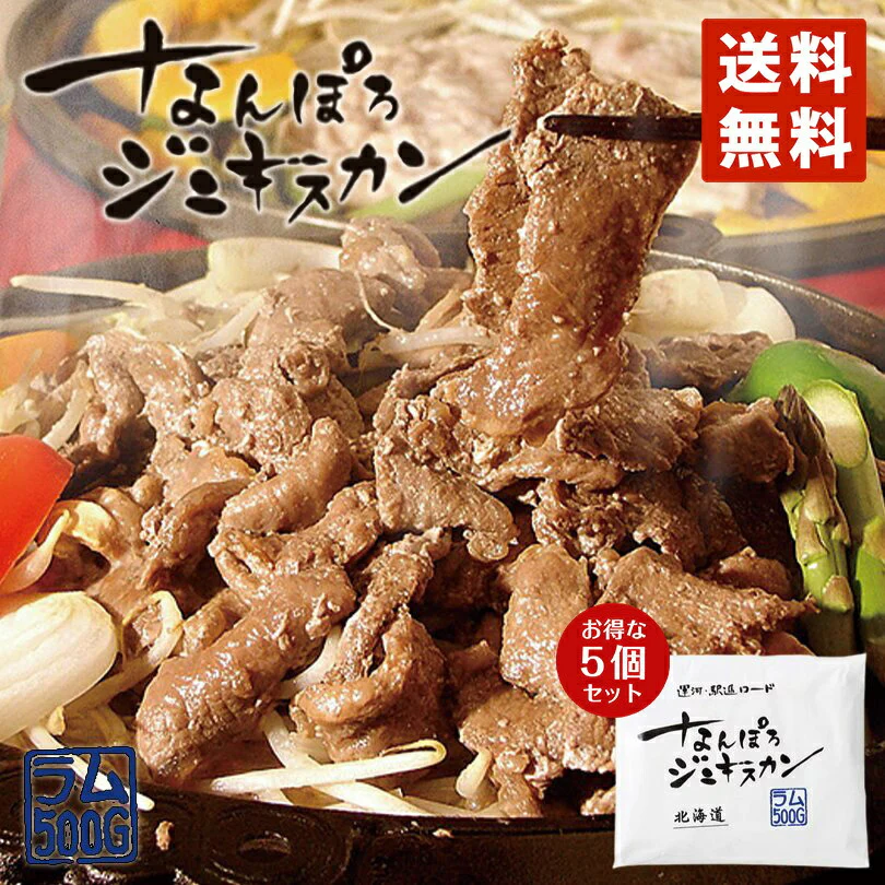なんぽろジンギスカン ラム 500ｇ×5個セット 成吉思汗 羊肉 北海道 仔羊 ソウルフード お土産 焼肉 ギフト お歳暮 プレゼント バーベキュー BBQ