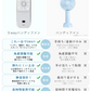 【2024最新・3000mAh容量】＼アイボリーホワイト 1台／ハンディファン 扇風機 携帯 扇風機 首掛け 扇風機 手持ち 扇風機 卓上 扇風機 ハンディ扇風機 4段階風量調節 usb扇風機 小型 ミニ扇風機 強力 静音 暑さ対策グッズ 扇風機