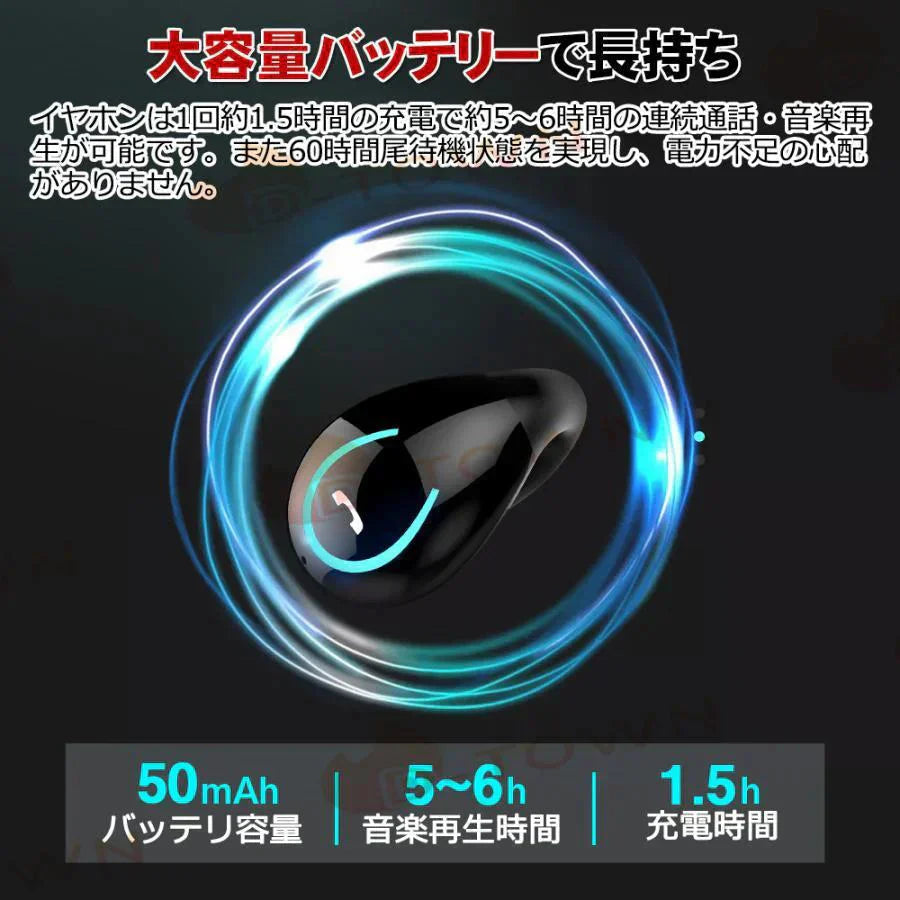 即納 イヤホン 耳を塞がない 片耳 ワイヤレス bluetooth 5.0 ランニング オープンイヤー ワイヤレスイヤホン ジョギング イヤーカフイヤホン 耳掛け式 s025B(ピンク)