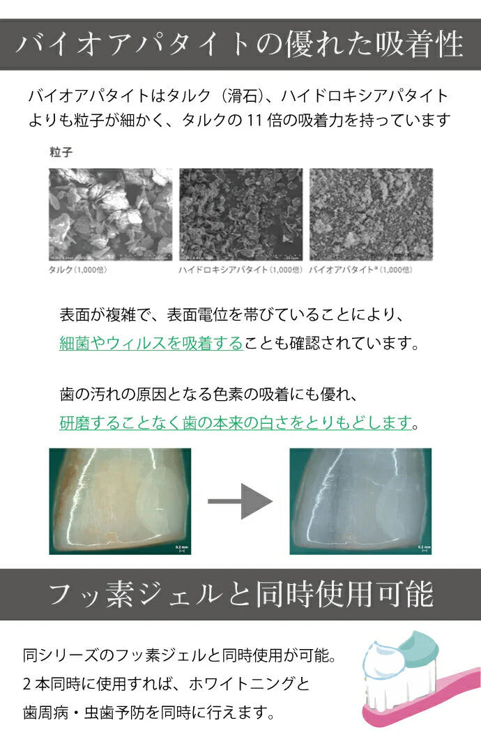 W & F 薬用ハミガキ CA-a [ホワイトニングペーストa] シトラスミント 単品 1本(50g) バイオアパタイト配合 歯磨き粉 ホワイトニング 日本製【メール便送料無料】