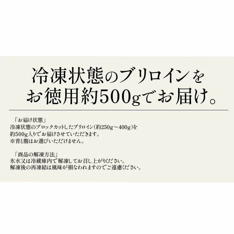 ぶり 刺身 ブリ ロイン 500g 超冷薫 業務用 愛媛県産 鰤 海鮮 お刺身 刺し身 柵 さくさしみ 切り身 お取り寄せ グルメ 寿司 和食 ブリしゃぶ 海鮮 冷凍