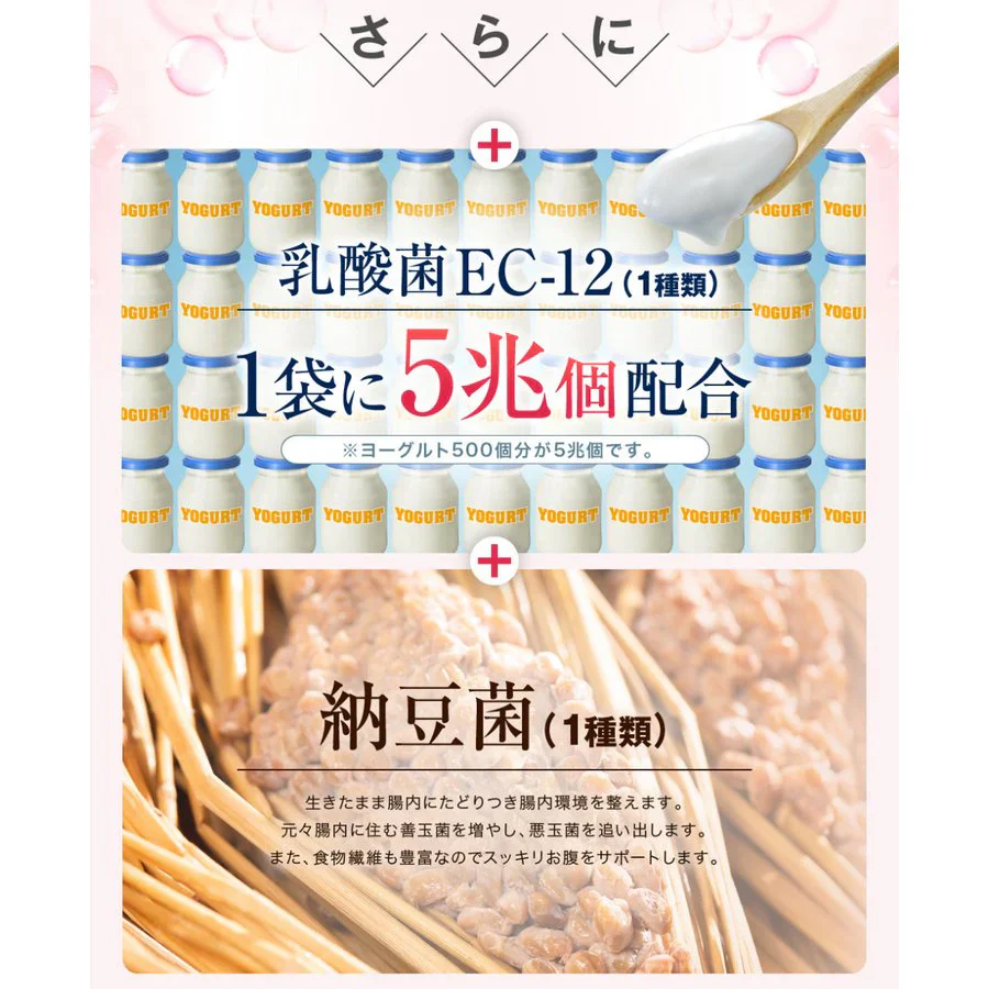 【お得16個セット 12個+4個オマケ・クレンズ革命】5兆個 善玉菌のチカラ  内側から スッキリ 腸活 ダイエットサプリ 腸内フローラ 納豆菌 乳酸菌 菌活 悪玉菌 ガセリ ビフィズス菌 カルニチン プロバイオティクス デトックス クレンズサプリメント ガセリ菌 悪玉菌 国産 お腹スッキリ 乳酸菌サプリ 酪酸菌　納豆菌 ナットウキナーゼ ビフィズス菌 おすすめ 人気 ランキング 効果 強力 最強 通販 日本製 国産