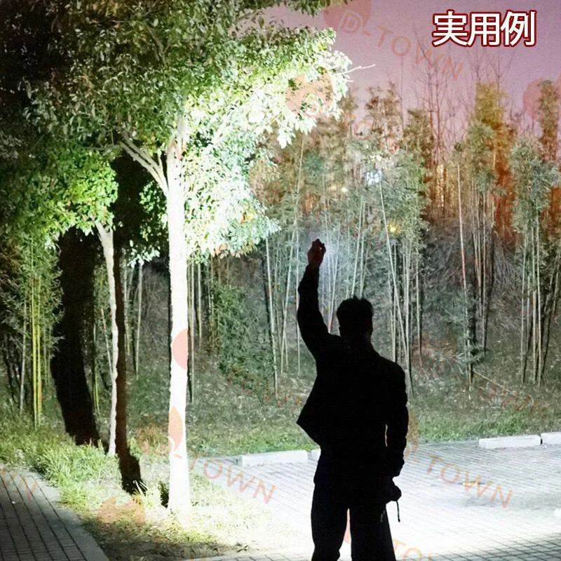 即納商品 led懐中電灯 ハンディライト 軽量 明るい SOS点滅 防水 防災 地震 停電対策 超高輝度 ledライト USB充電式 軽量 防災グッズ　停電 登山 キャンプ 釣り