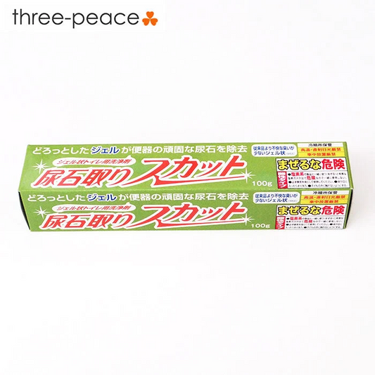超強力 ジェルタイプ 尿石取りスカット ジェルタイプ 100ｇ / トイレ 便器 トイレ掃除 酸性 陶器製品対応 尿石 タイル 使いやすい 強力 ジェルタイプ 陶器便器 日本製 国内産 国産