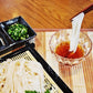 ざるうどん　お取り寄せ　九州ざる饂飩　210g×4袋　たっぷり　約8人前 セット 平打ち麺　つるつるモチモチ食感　熟成うどん麺　お試しグルメギフト