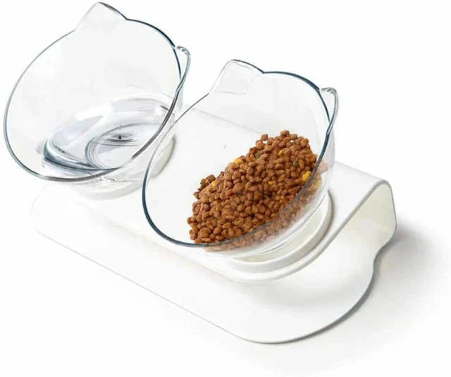 ペットボウル 猫 フードボウル 猫 えさ 皿 猫 食器 おしゃれ 小型犬用 食器 ダイニング フードボール ペット食器 餌台 ペットボウル ペットトレー トレー 犬用 w443B(グレー)
