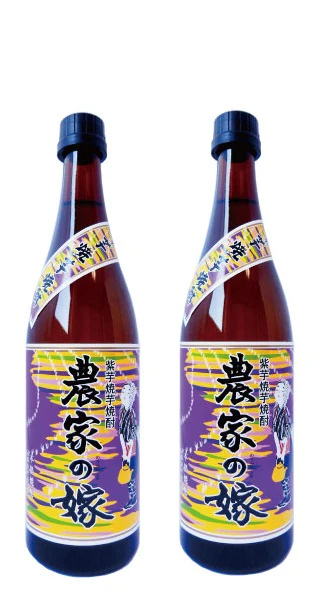 【送料無料】焼酎 霧島町蒸留所 紫芋焼き芋焼酎 農家の嫁 25度 720ml×2本【北海道・沖縄県・東北・四国・九州地方は必ず送料がかかります】【熨斗・ご贈答品の対応可】
