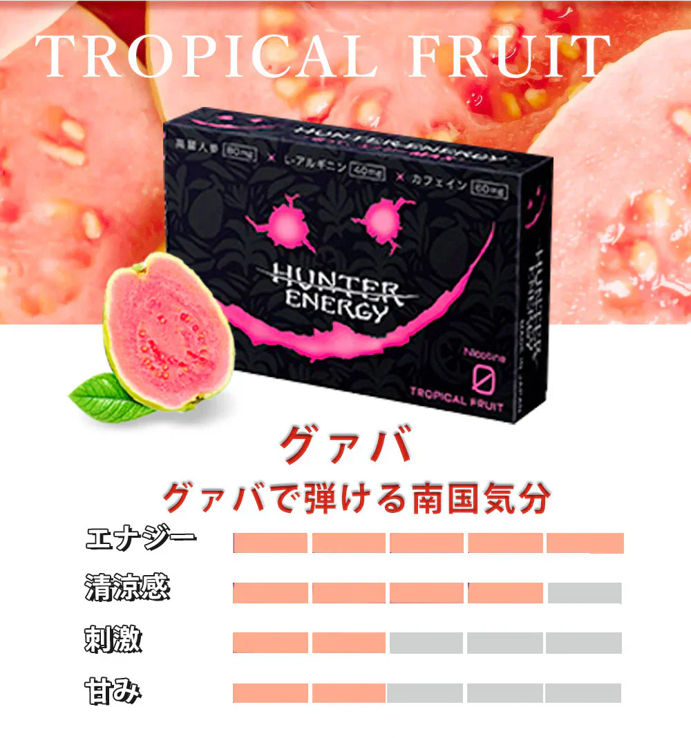 日本製 ＼お試し3箱セット！3つのフレーバーを一度に楽しむ／ HUNTER ENERGY 電子タバコ ハンターエナジー ニコチンゼロ 加熱式タバコ 吸うエナジー アイコスイルマ イルマ対応 誘導加熱式デバイス  禁煙サポート 電子タバコ ニコチン0 タバコ禁煙 禁煙グッズ 電子タバコリキッド ニコチンなし タールなし