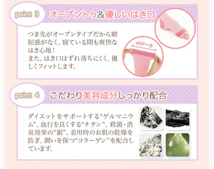 (ラベンダー)Ann chuculle アンチュチュール 着圧フットセラピーソックス しっかり着圧で翌朝美脚 履くだけスラッと美脚 むくみ解消 ダイエット・美肌・美白効果 P04Jul15