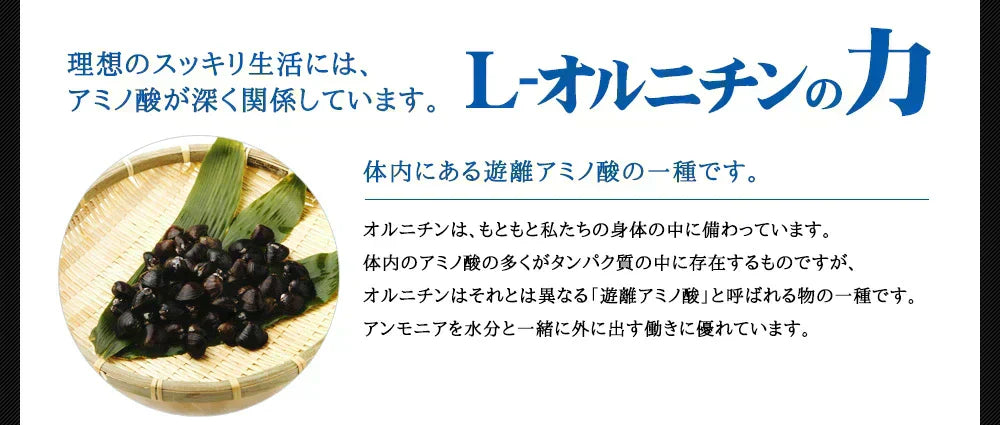 肝臓エキス入りオルニチンカプセル《約1ヶ月分》■送料無料　サプリ サプリメント シジミ しじみ 肝臓エキス オルニチン アミノ酸 ミネラル【カウシェファーム収穫対象商品】