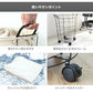 【予約商品：6月中旬（～20日までに発送）】ランドリーバスケット ワイヤー キャスター付き おしゃれ 46L 大容量 ランドリーワゴン ワイヤーバスケット ランドリー 洗濯物入れ かご 洗濯かご 脱衣かご ランドリー収納 ランドリーボックス 収納 シンプル 一人暮らし 新生活